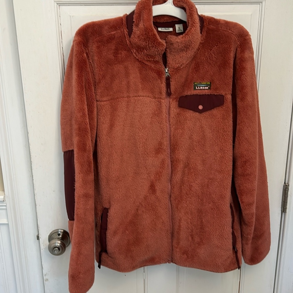 LL bean high pile fleece jacket